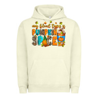 Pigment Pistachio My blood type is pumpkin spice Urban Hoodie - RanaPortraitStore