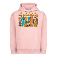 Pigment Salmon My blood type is pumpkin spice Urban Hoodie - RanaPortraitStore