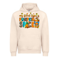 Sandshell My blood type is pumpkin spice Urban Hoodie - RanaPortraitStore