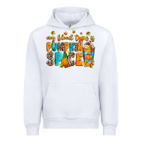 White My blood type is pumpkin spice Urban Hoodie - RanaPortraitStore