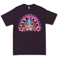 Plum valentine's day rainbow gnome olivia Premium Tee - OliviaCreatesArt