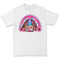 White valentine's day rainbow gnome olivia Premium Tee - OliviaCreatesArt