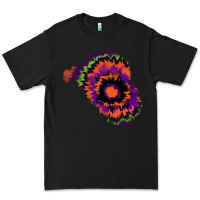 Black tie dye patch Premium Tee - RanaPortraitStore