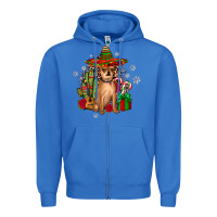 True Royal Chihuahua Christmas Zipper Hoodie - JahusDesignShop