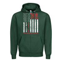 Sports Green thank you for your service   veterans day t Zipper Hoodie - maiPhamDesign