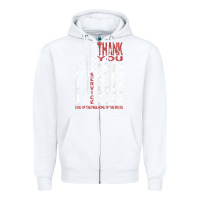 White thank you for your service   veterans day t Zipper Hoodie - maiPhamDesign