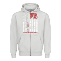 Dove Grey thank you for your service   veterans day t Zipper Hoodie - maiPhamDesign