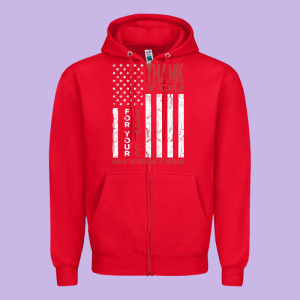 Thank You For Your Service   Veterans Day T Zipper Hoodie Designed By Maiphamdesign