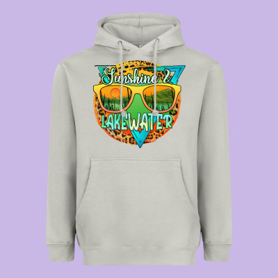 Sunshine & Lakewater Heavyweight Hoodie Designed By Jahusdesignshop