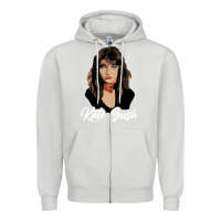 Dove Grey kate cute Zipper Hoodie - maiPhamDesign