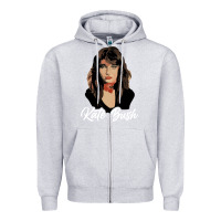 Heather Grey kate cute Zipper Hoodie - maiPhamDesign