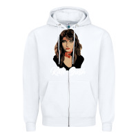 White kate cute Zipper Hoodie - maiPhamDesign