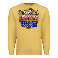 Antique Gold small town usa Premium Sweatshirt - JahusDesignShop