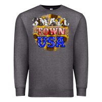 Charcoal Heather small town usa Premium Sweatshirt - JahusDesignShop