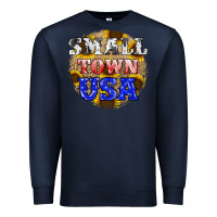 Navy small town usa Premium Sweatshirt - JahusDesignShop