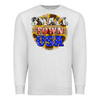 Oatmeal Heather small town usa Premium Sweatshirt - JahusDesignShop