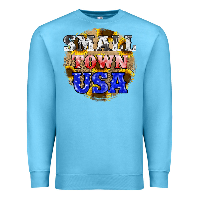 Small Town Usa Premium Sweatshirt by JahusDesignShop | Teevron