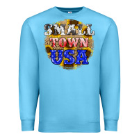 Ocean Blue small town usa Premium Sweatshirt - JahusDesignShop