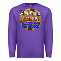 Purple small town usa Premium Sweatshirt - JahusDesignShop