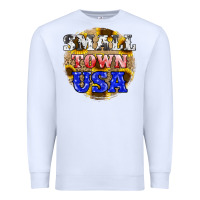 White small town usa Premium Sweatshirt - JahusDesignShop