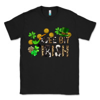 Black Wee bit o' Irish St. Patrick's Classic Tee - CowGirlArtShop
