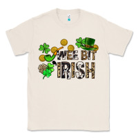Natural Wee bit o' Irish St. Patrick's Classic Tee - CowGirlArtShop