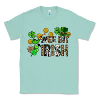 Seafoam Wee bit o' Irish St. Patrick's Classic Tee - CowGirlArtShop
