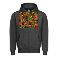 Charcoal Heather feliz navidad Christmas cactus leopard Zipper Hoodie - JahusDesignShop