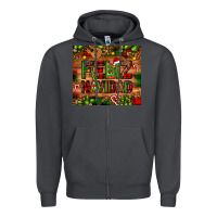 Smoke feliz navidad Christmas cactus leopard Zipper Hoodie - JahusDesignShop