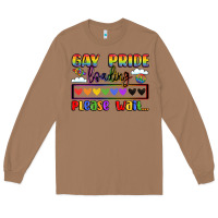 Toasted Coconut gay pride loading please wait Long Sleeve Tee - LillyAllenDesigns