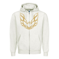 Oatmeal Heather Trans Am Zipper Hoodie - maiPhamDesign