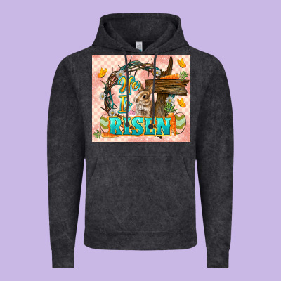 Easter Day He Is Risen 20oz Skinny Vintage Hoodie Designed By Lillyallendesigns