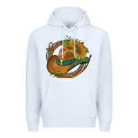 White western hat with sunflowers and rope Premium Hoodie - Artiststas