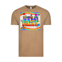 Vintage Coffee Always An Ally Pride LGBTQ+ Tumbler Vintage Tee - BundleAndBundleShop