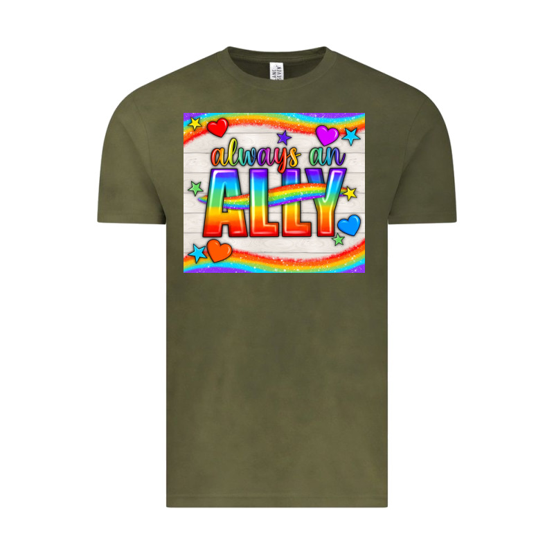 Always An Ally Pride Lgbtq+ Tumbler Vintage Tee by BundleAndBundleShop | Teevron