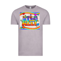 Vintage Zinc Always An Ally Pride LGBTQ+ Tumbler Vintage Tee - BundleAndBundleShop