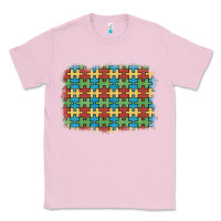 Bubblegum Pink autism awareness background Classic Tee - Artiststas