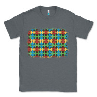 Autism Awareness Background Classic Tee | Teevron