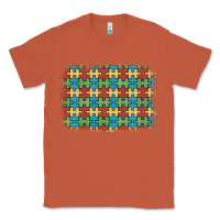 Copper autism awareness background Classic Tee - Artiststas