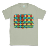 Matcha autism awareness background Classic Tee - Artiststas
