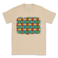 Mushroom autism awareness background Classic Tee - Artiststas