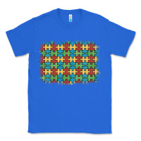 True Royal autism awareness background Classic Tee - Artiststas