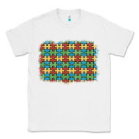 White autism awareness background Classic Tee - Artiststas