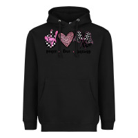 Black peace love racing Heavyweight Hoodie - JahusDesignShop