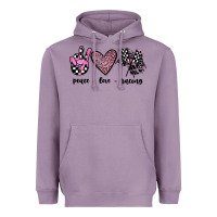 Lavender peace love racing Heavyweight Hoodie - JahusDesignShop