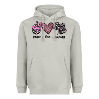 Moon Dust peace love racing Heavyweight Hoodie - JahusDesignShop