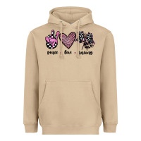 Mushroom peace love racing Heavyweight Hoodie - JahusDesignShop
