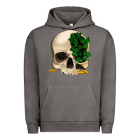 Pigment Tornado St patrick's day Skull with clovers Urban Hoodie - Jasminsmagicworld