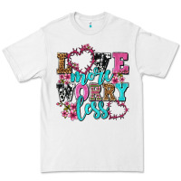 White love more worry less olivia Premium Tee - OliviaCreatesArt