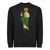 Black san judas Heavyweight Sweatshirt - JahusDesignShop